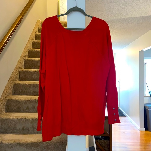 Lane Bryant Red cardigan - Picture 3 of 3